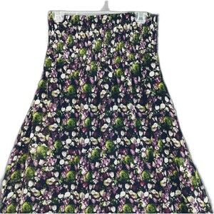 Harem Pants Size S Flattering Smock Waist Purple Earthy Floral Sweet Delicate